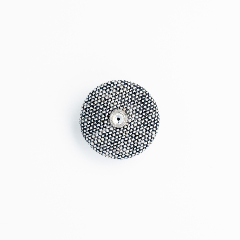 pパーツ　p-12 平クルミ　ダイヤ　くるみボタン